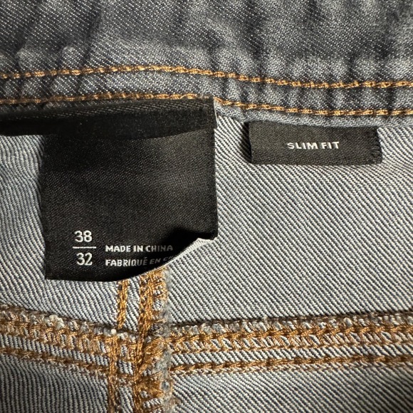 Prana Slim Fit Gray‎ Denim Jeans Comfort Stretch Casual Pants 38x32 - Picture 4 of 11